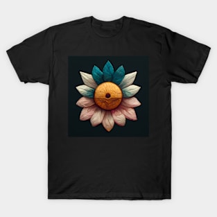 Button Flower T-Shirt